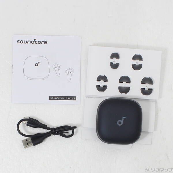 展示品〕 Soundcore Liberty 5 ミッドナイトブラック A3957N11【377