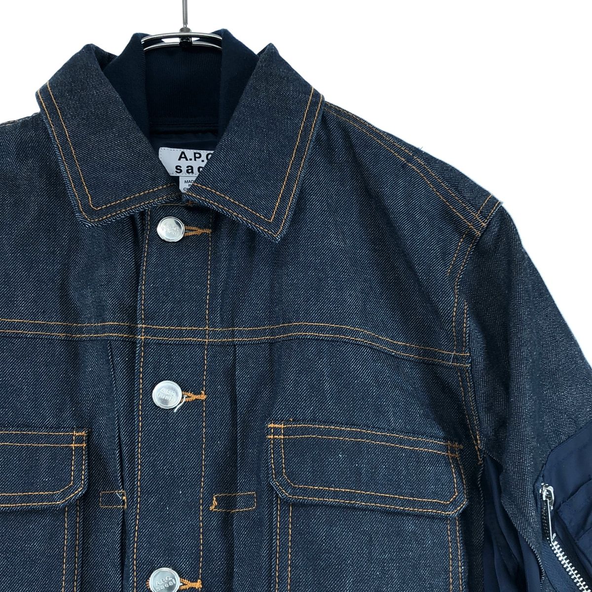 美品】 sacai / サカイ | ×A.P.C. / 'EIMI DENIM JACKET'MA-1