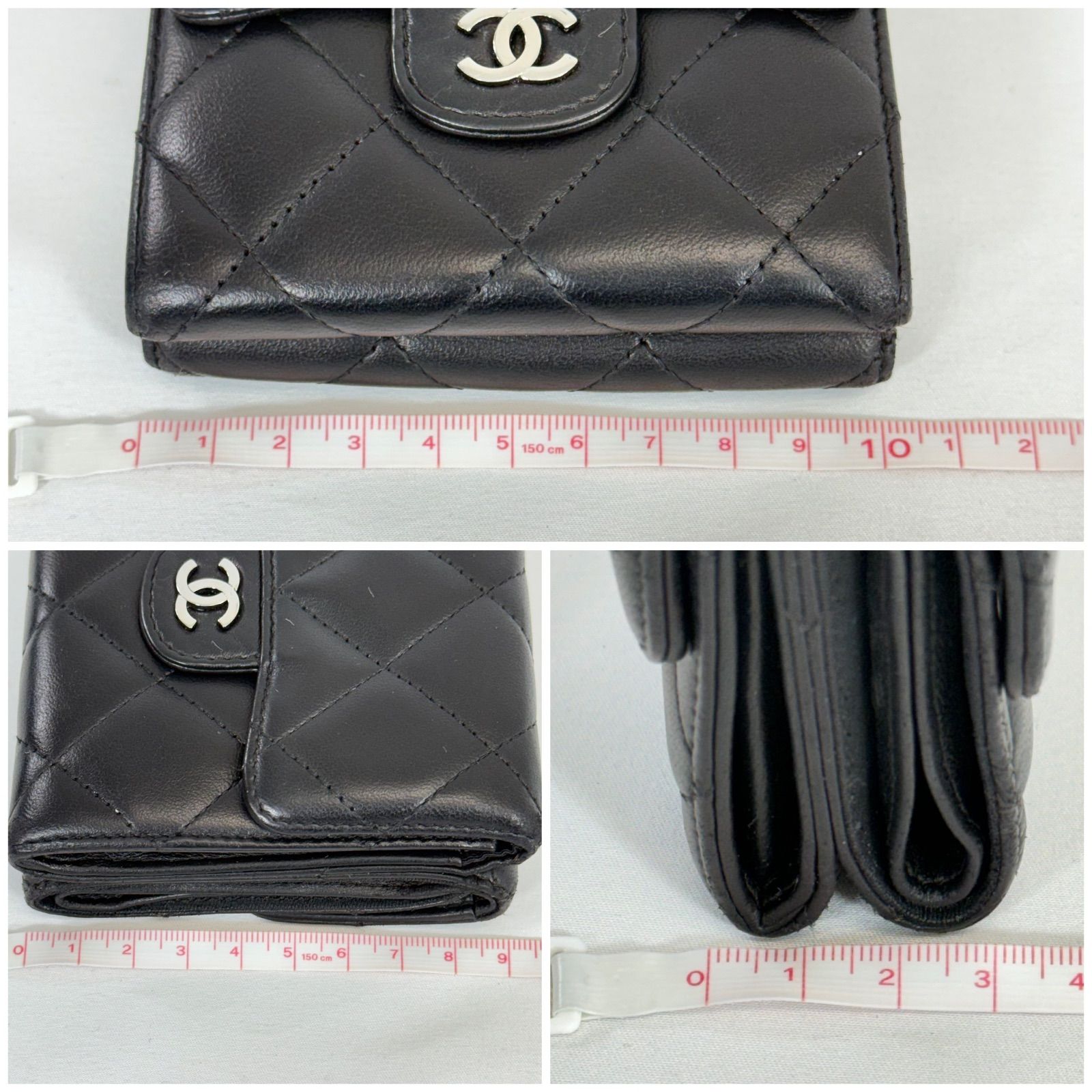 人気・美品】CHANEL シャネル ココマーク ラムスキン マトラッセ