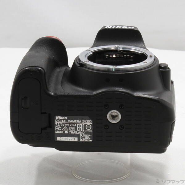 中古品〕 NIKON D3300 ダブルズームキット2 ブラック (2410万画素