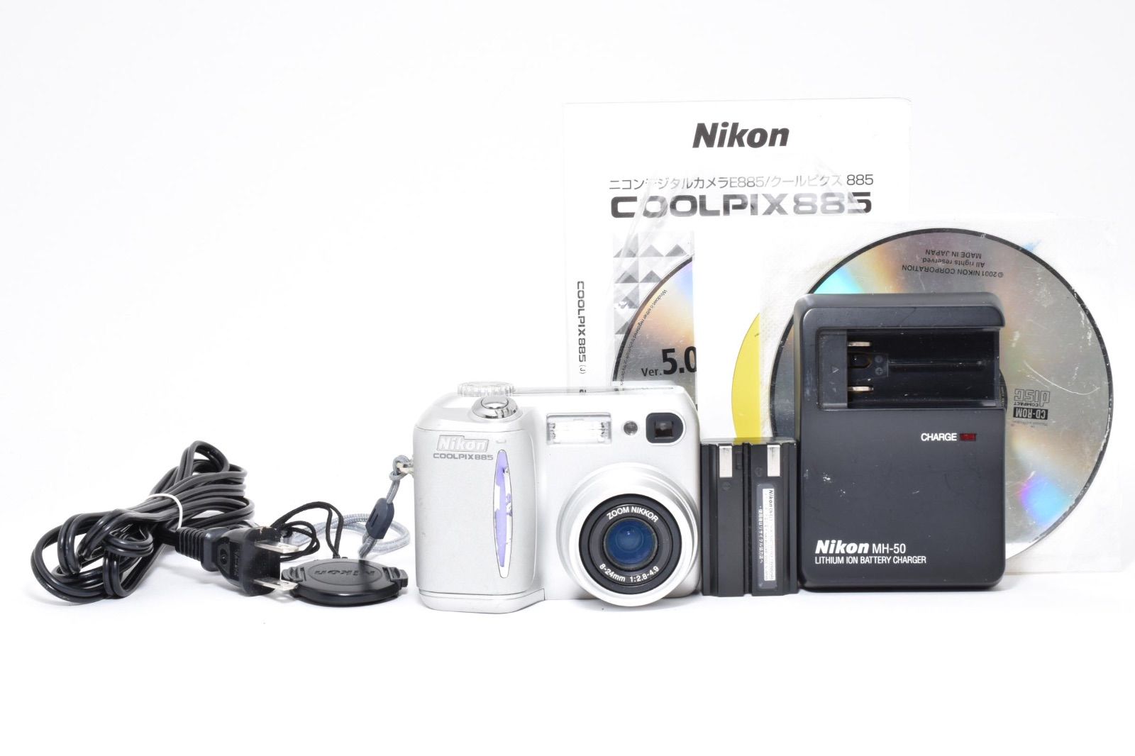 ニコン Nikon COOLPIX 885 シルバー コンパクトデジタルカメラ - メルカリ