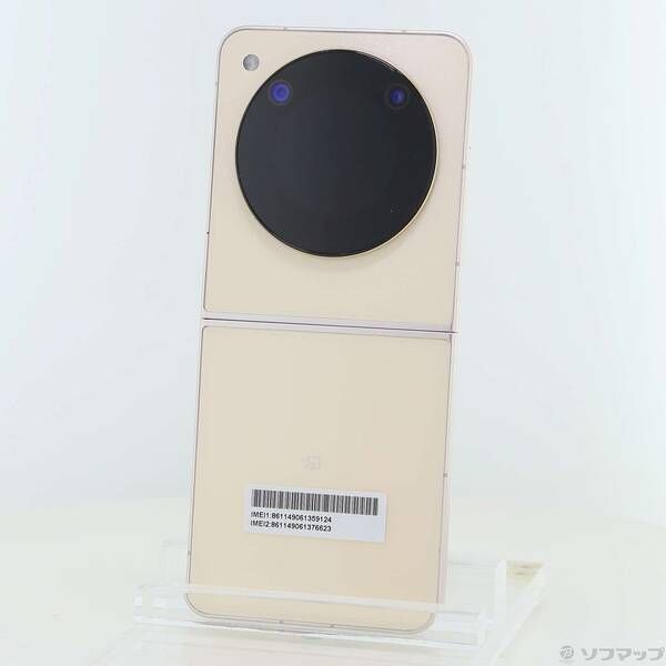 中古品〕 Libero Flip 128GB ゴールド A304ZT Y!mobile SIMフリー【276