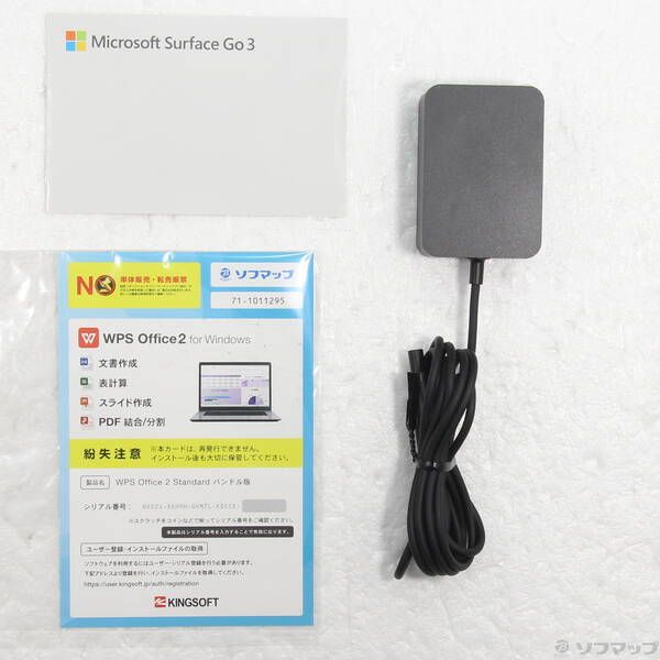 中古品〕 Surface Go3 〔Pentium Gold／4GB／eMMC64GB〕 8V6-00015