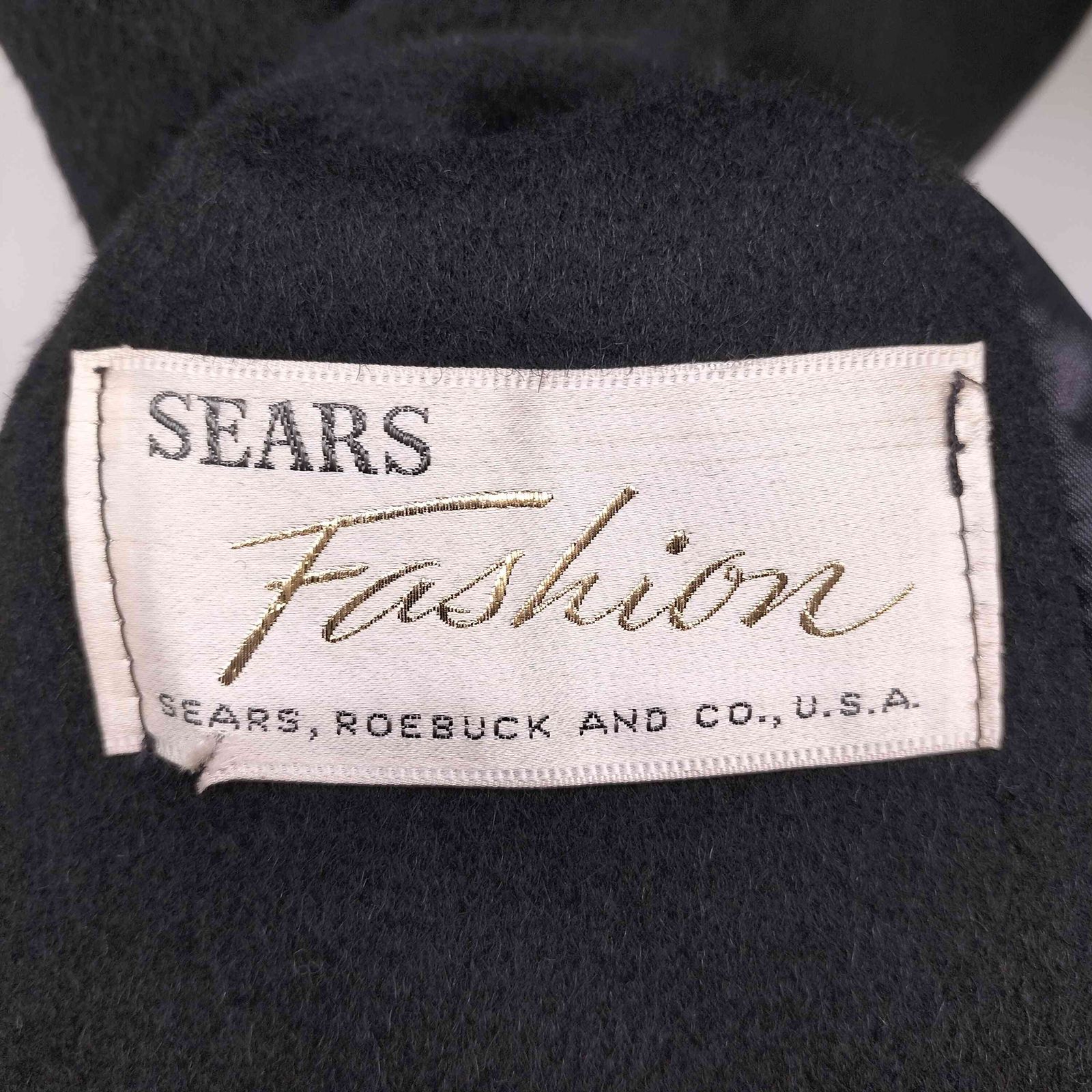 シアーズ Sears 60-70s UNION MADEタグ ボタンデザイン ウール 