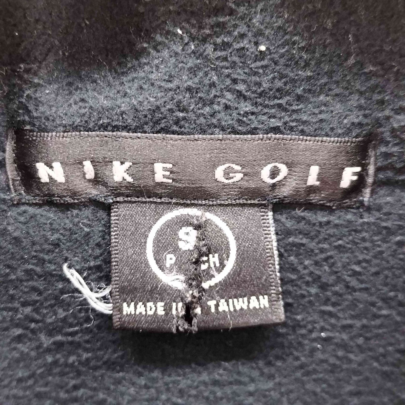 ナイキ NIKE golf ナイロン切替 フリースジャケット ハーフジップ
