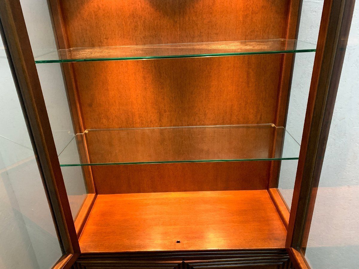 ○バロッサバレンティ 照明付き ガラスキャビネット キュリオケース