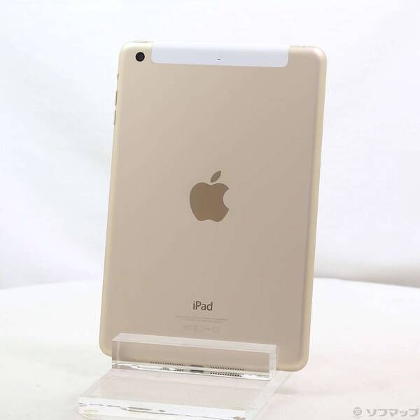 中古品〕 iPad mini 3 16GB ゴールド MGYR2J／A docomo【258】 - メルカリ
