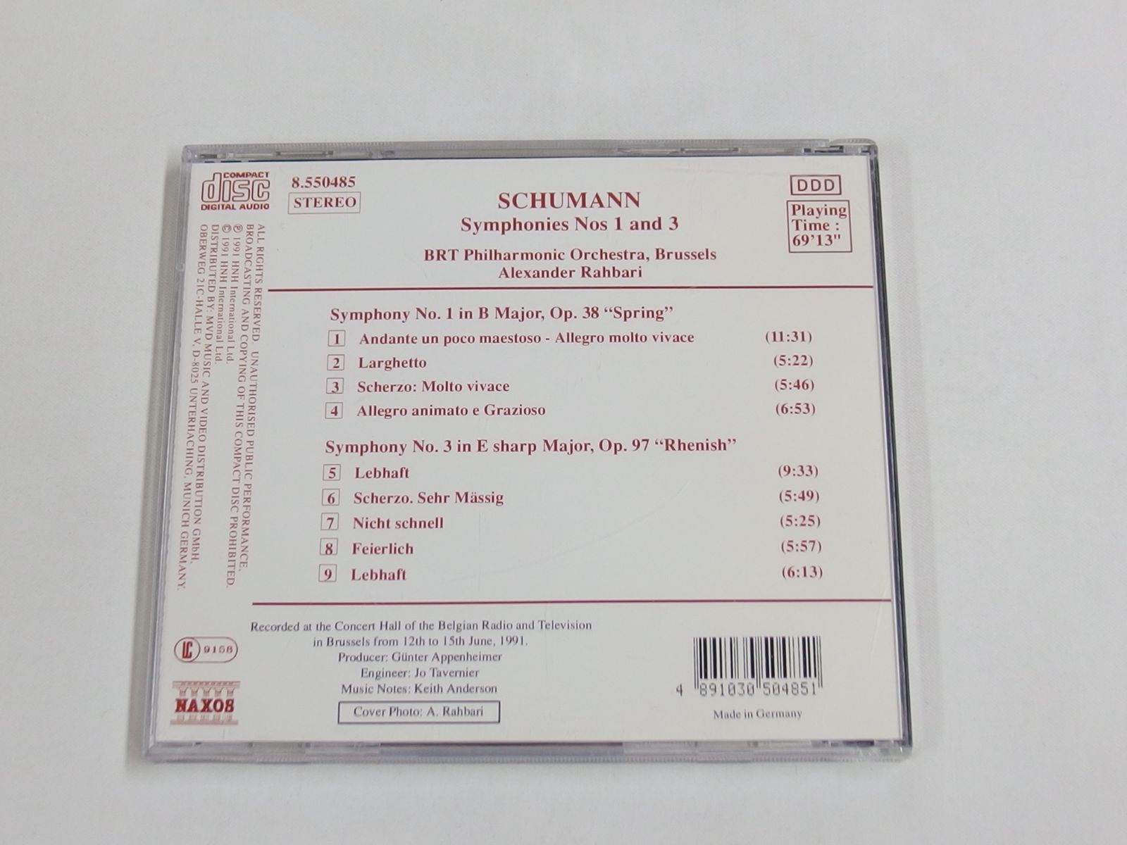 CD / SCHUMANN:Symphonies Nos.1 and 3 / 中古 - メルカリ