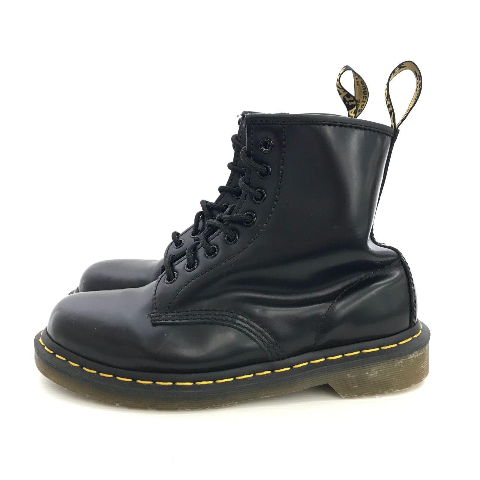 Dr.Martens 8ホール レースアップブーツ レザー UK6 ブラック