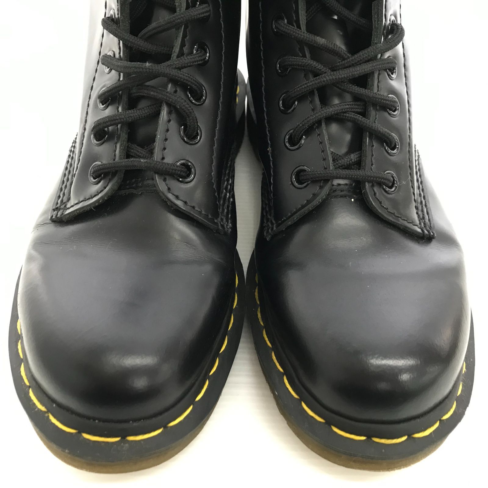 Dr.Martens 8ホール レースアップブーツ レザー UK6 ブラック