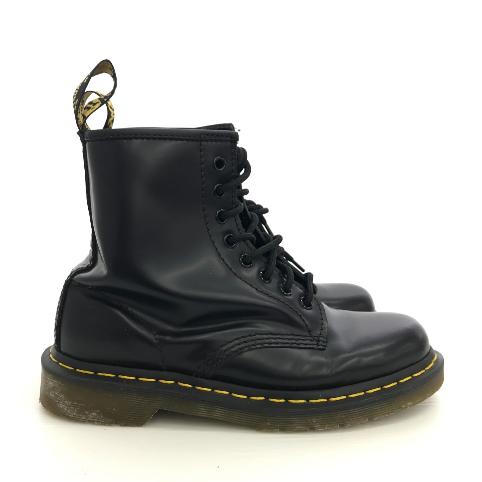 Dr.Martens 8ホール レースアップブーツ レザー UK6 ブラック