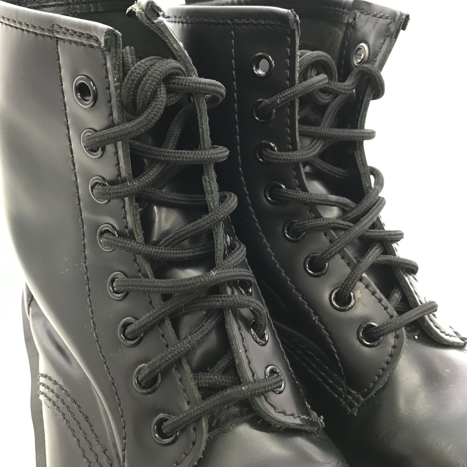 Dr.Martens 8ホール レースアップブーツ レザー UK6 ブラック