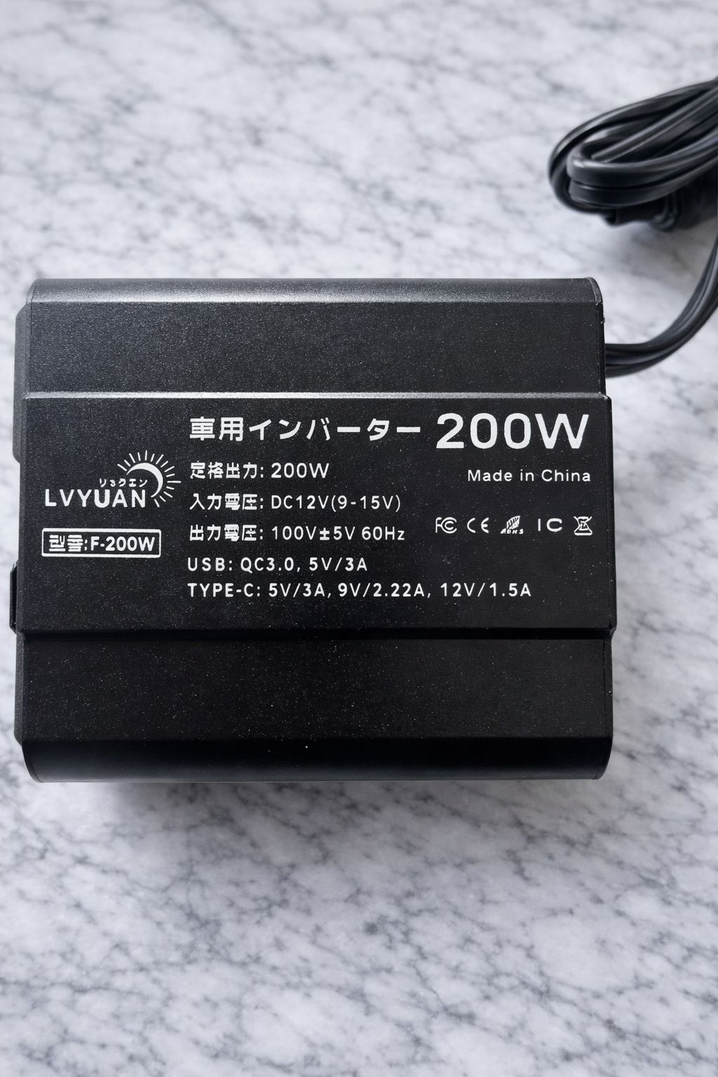 車載用 静音100Vインバータ＊＊USB+USB-C対応-定期買付