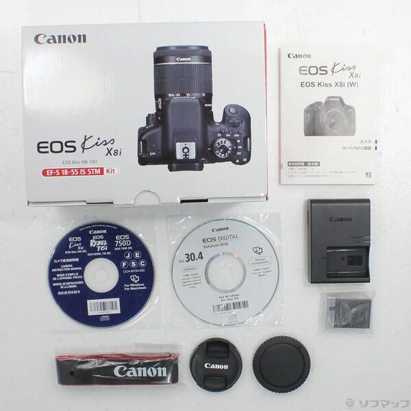 中古品〕 EOS Kiss X8i EF-S18-55 IS STM レンズキット【262】 - メルカリ