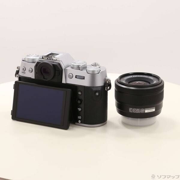 中古品〕 X-T50 XC15-45mm レンズキット シルバー【258】 - メルカリ