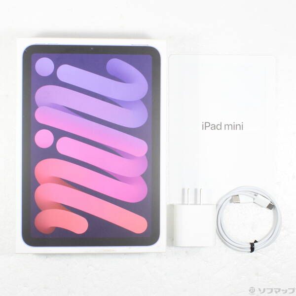 中古品〕 iPad mini 第6世代 256GB パープル MK7X3J／A Wi-Fi【258