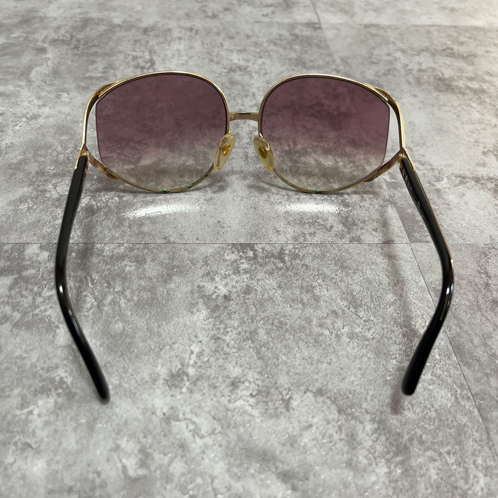 Christian Dior】クリスチャン ディオール サングラス 箱付き ボストン