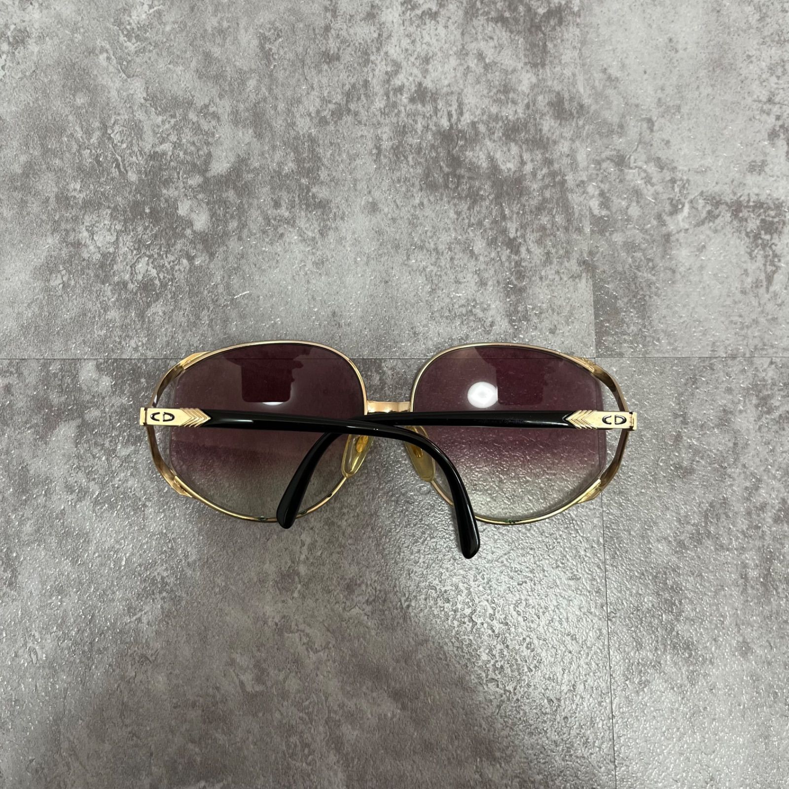 Christian Dior】クリスチャン ディオール サングラス 箱付き ボストン