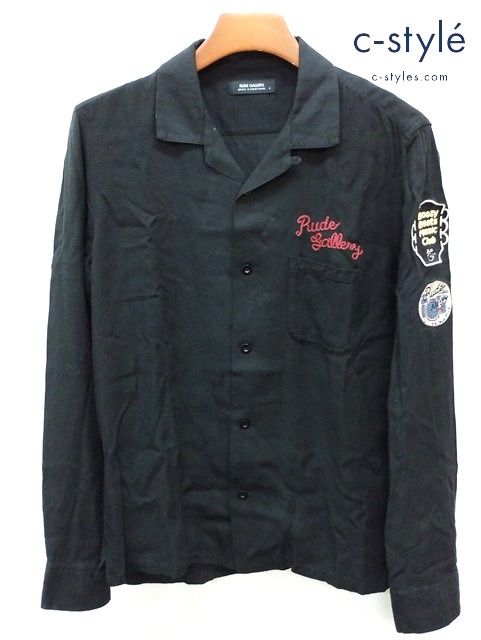 J187 [人気] RUDE GALLERY ルードギャラリー シャツ 3 ブラック