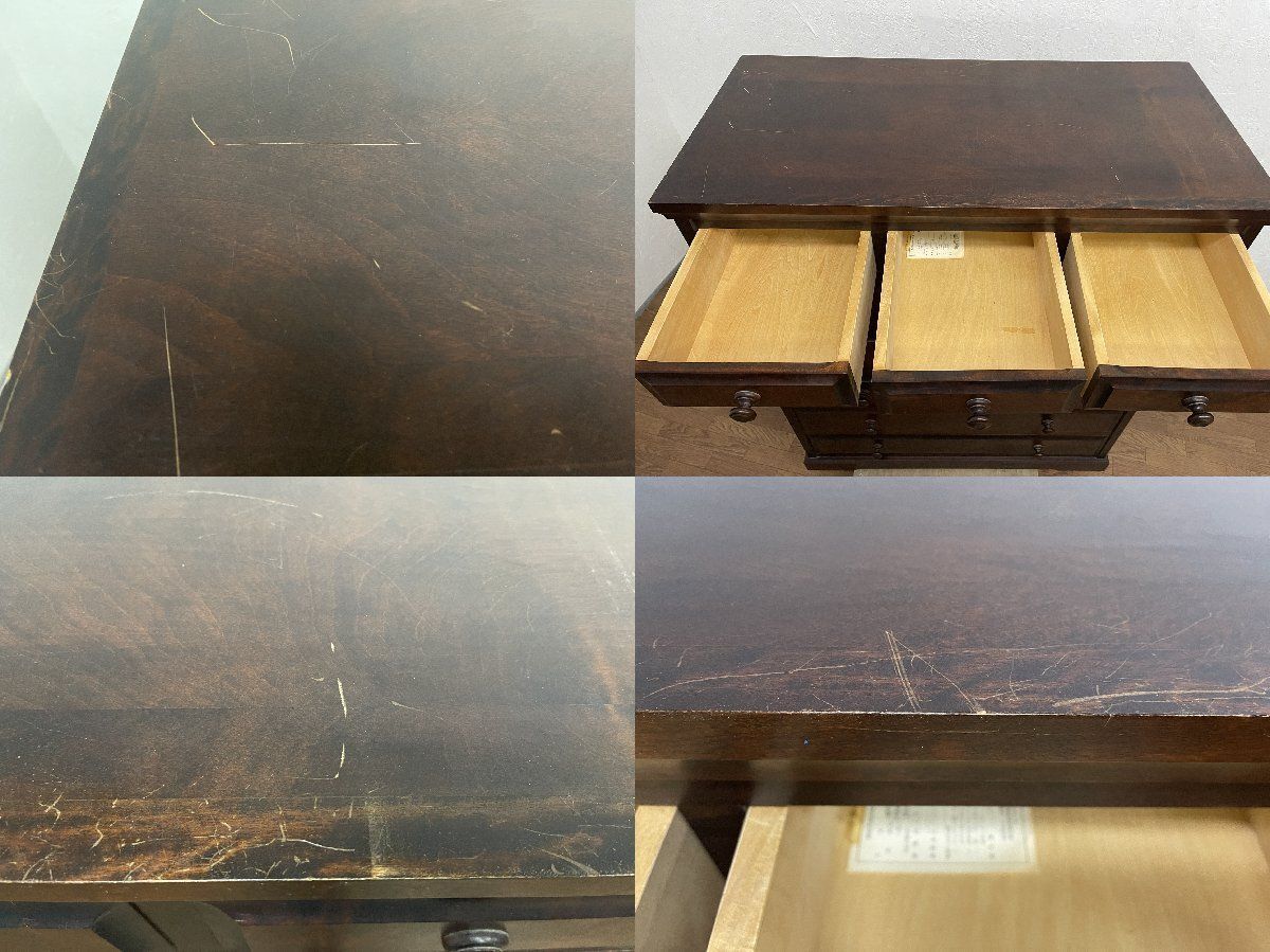 北海道民芸家具 チェスト 6段 整理箪笥 収納家具 チェスト 樺材 ※i4-2