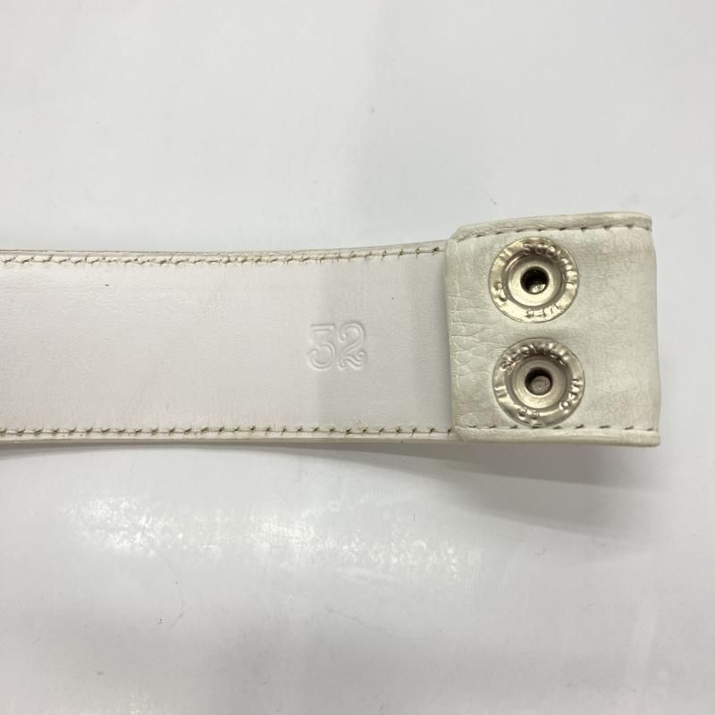 中古】クロムハーツ CHROME HEARTS 1.5 STRAP 白 ベルト クロムハーツ