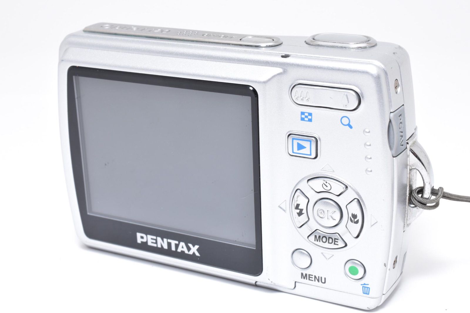 美品】ペンタックス PENTAX Optio M20 シルバー コンパクトデジタル