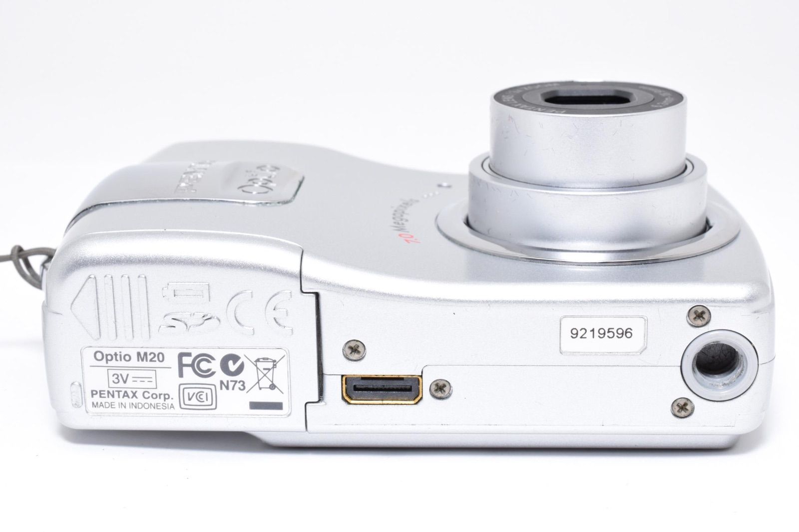 美品】ペンタックス PENTAX Optio M20 シルバー コンパクトデジタル