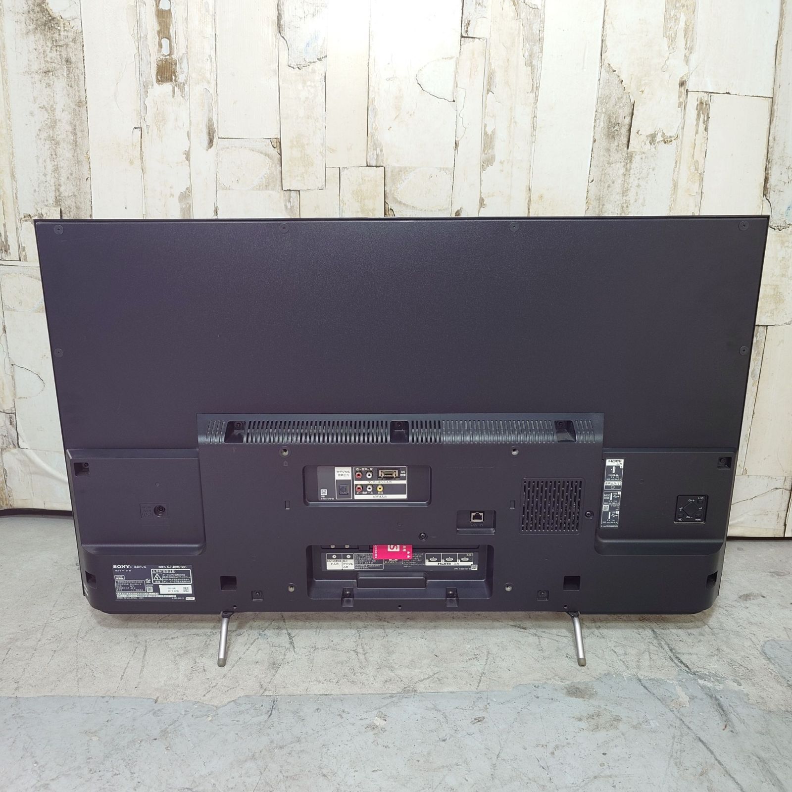 2017年製】SONY ソニー BRAVIA KJ-40W730C 40型 地上デジタル、BS・110