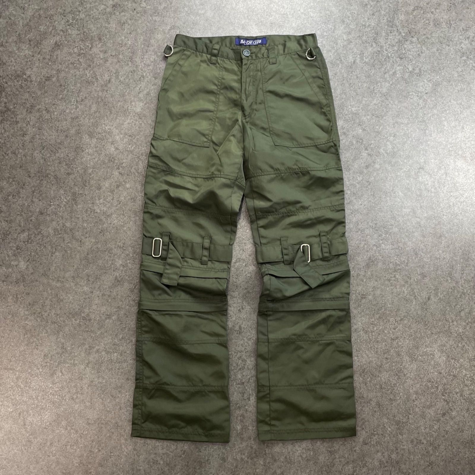 BA-TSU CLUB Bontage Pants y2k バツクラブ ボンテージパンツ ナイロン