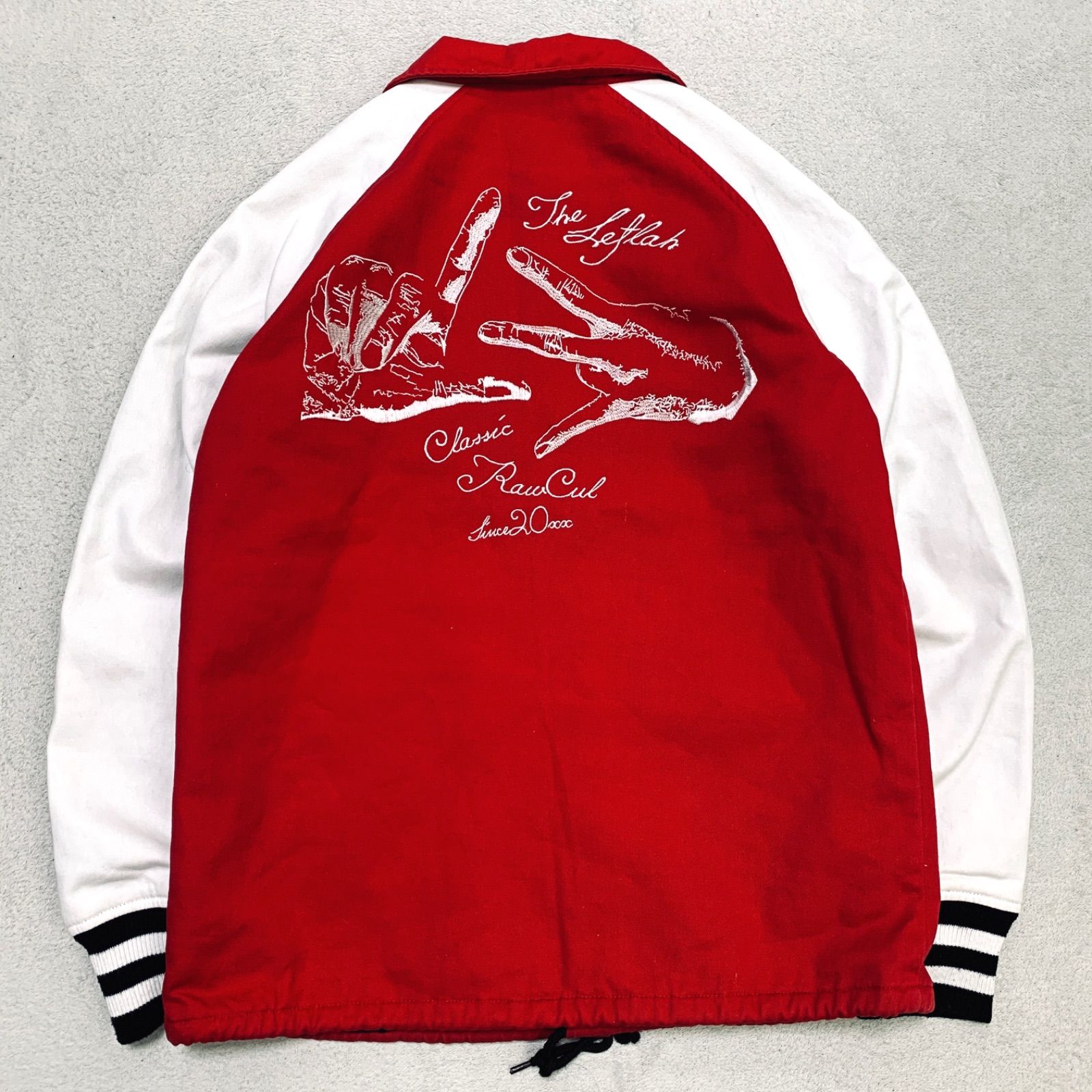 LEFLAH スタジャン バーシティジャケット コーチジャケット ブルゾン