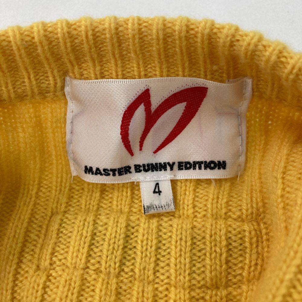 サイズ：4 MASTER BUNNY EDITION マスターバニーエディション カシミヤ