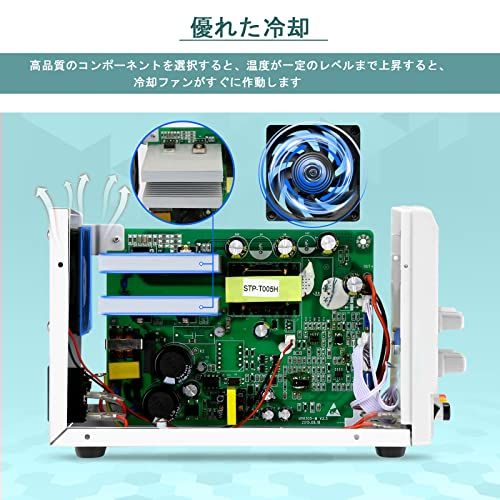  迅速に発送 SKY 安定化電源 可変直流電源 0 30 V 5 A 3桁表示スイッチング電源 自動切替 複数の保護 低雑音 修理用 実験室用 研究テスト用 PSU 調整されたラボタイプのCC CV DC電源 電気制御機器 e 4 b 96 40 その他 キッチン 食器
