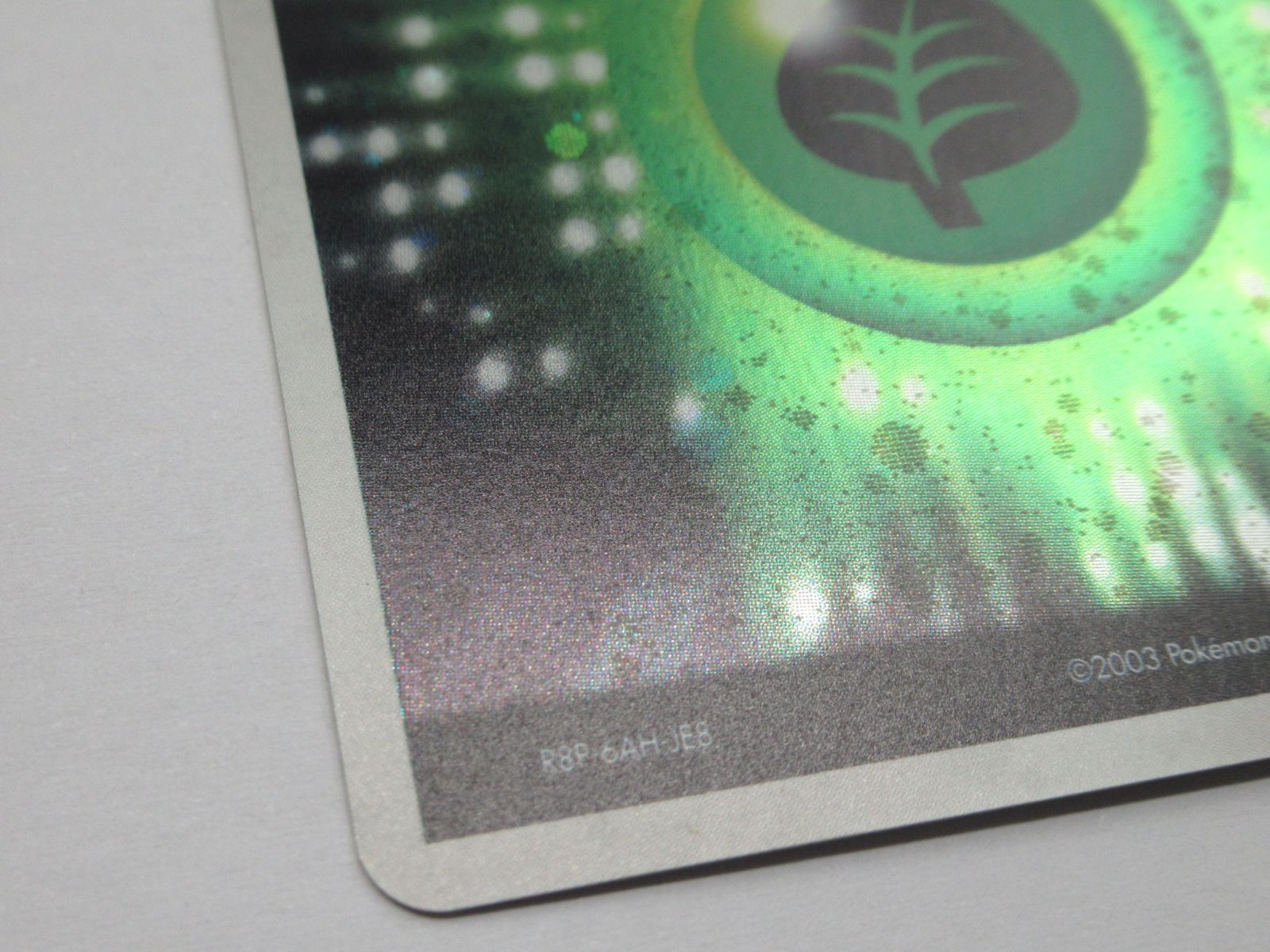 K0116004) ポケモンカード 基本草エネルギー キラ ホログラム R8P-6AH