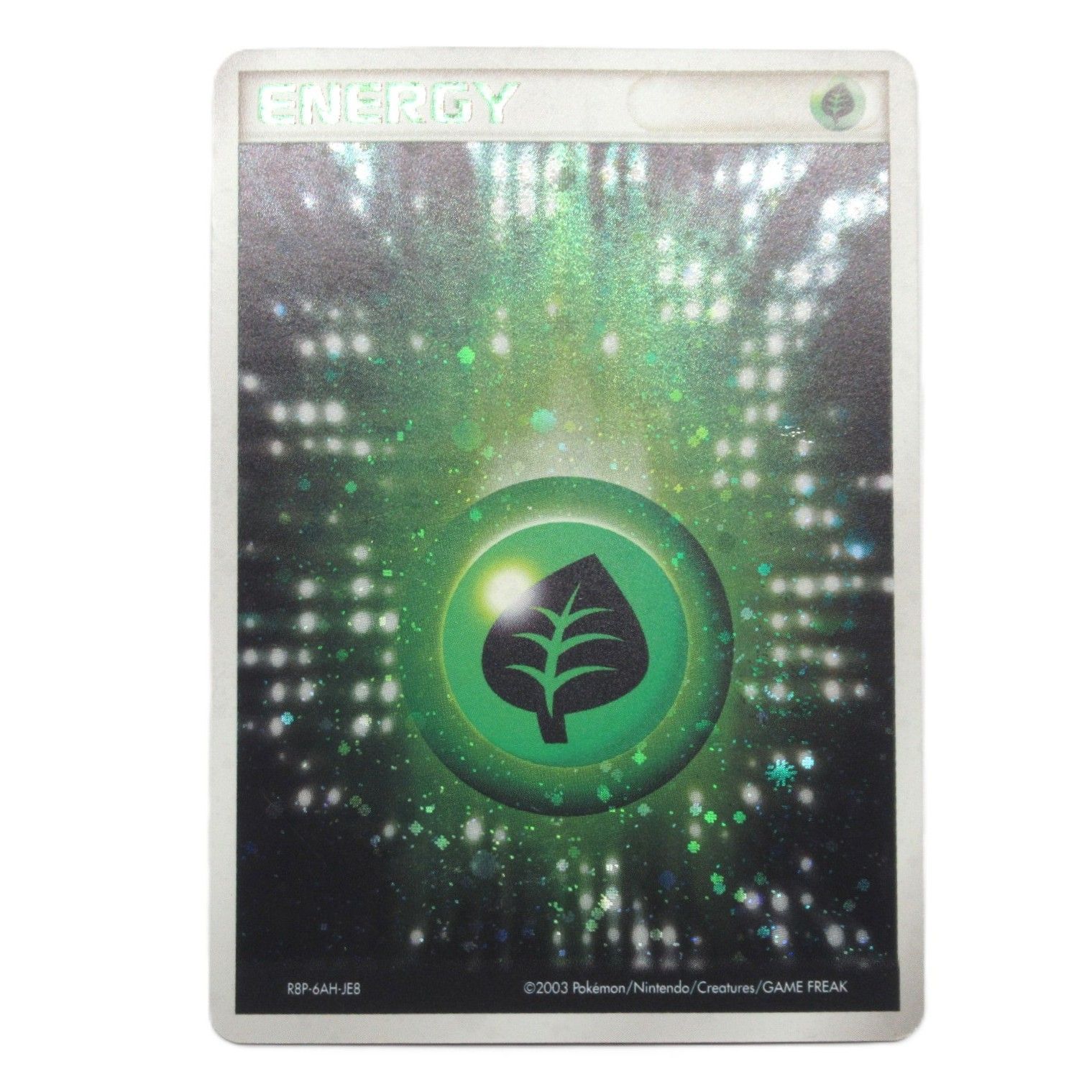 K0116004) ポケモンカード 基本草エネルギー キラ ホログラム R8P-6AH