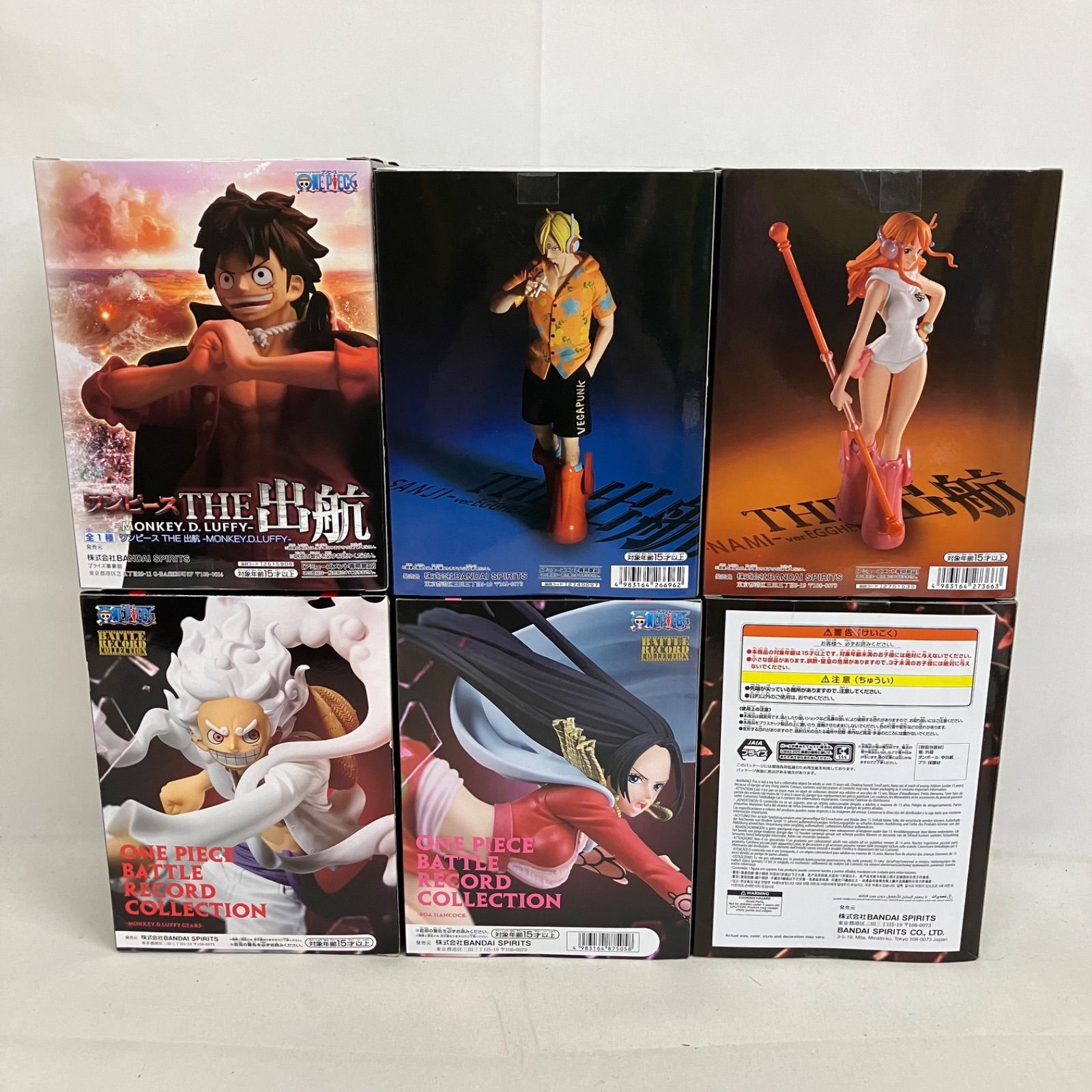 未開封 ワンピース フィギュア 6個セット SF1377 c099 - メルカリ