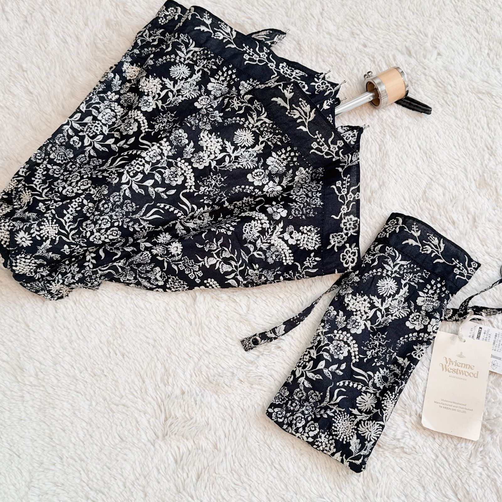 ヴィヴィアンウエストウッド折りたたみ晴雨兼用傘 Vivienne Westwood