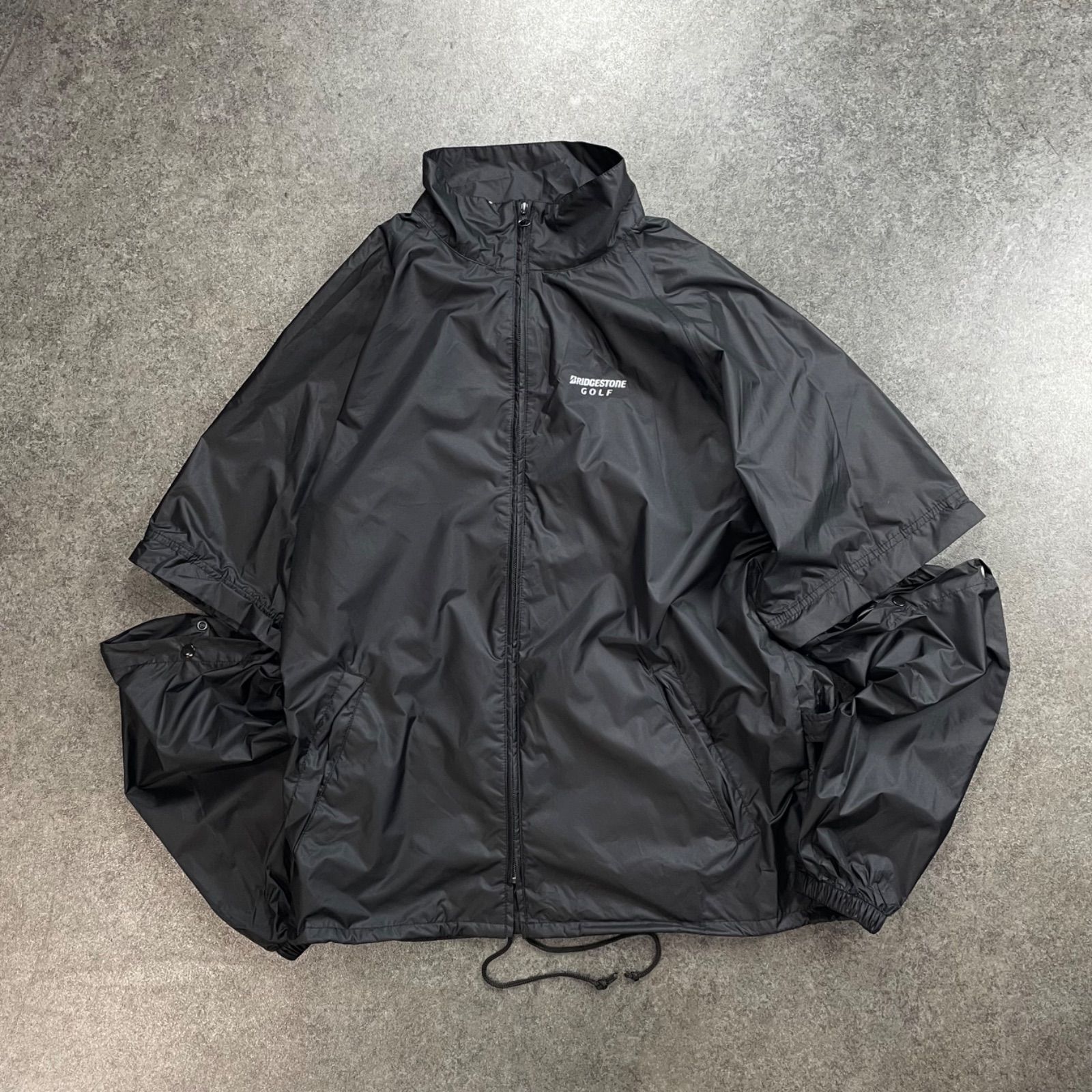 ブリヂストン ゴルフ2way 撥水 ブリヂストン ブラック ジップアップ