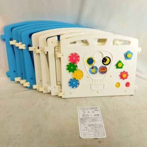パステルカラー サークル 8P(155×155×60cm) プラスチック製 ベビー 
