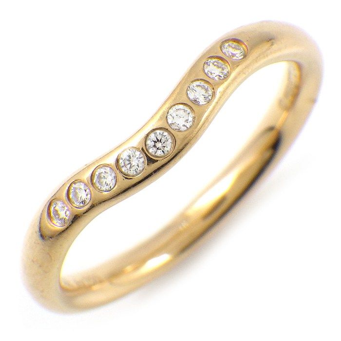 ティファニー Tiffany & Co. リング カーブドバンド 60016593 9