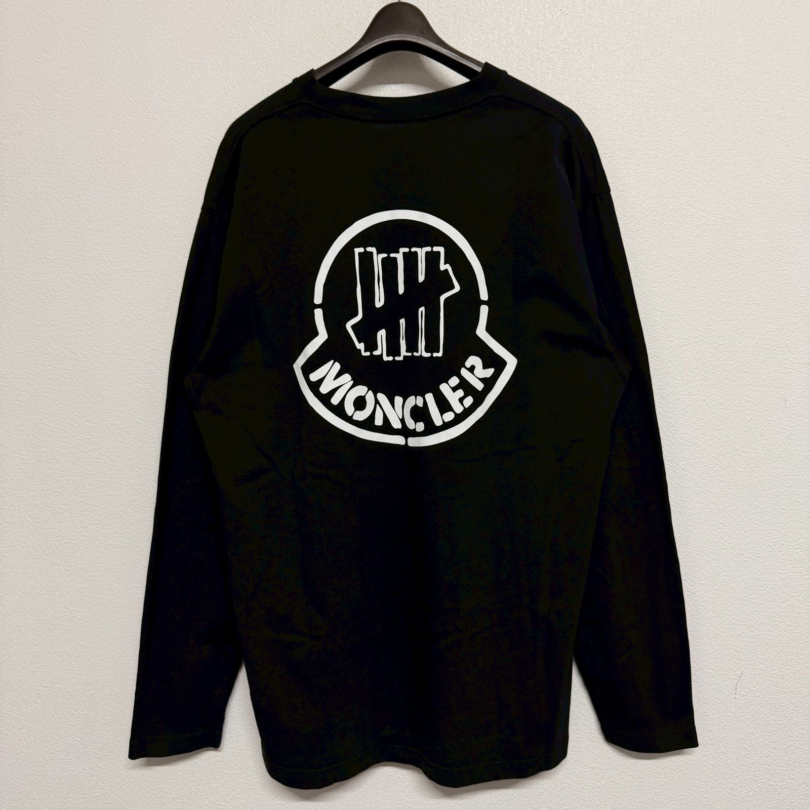MONCLER モンクレール 長袖 Tシャツ ロンT トップス 黒 ブラック ロゴ
