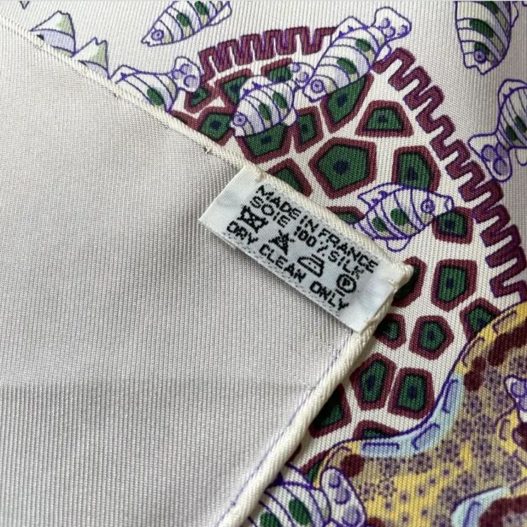 エルメス スカーフ カレ90 RENCONTRE OCEANE 大西洋の出会い