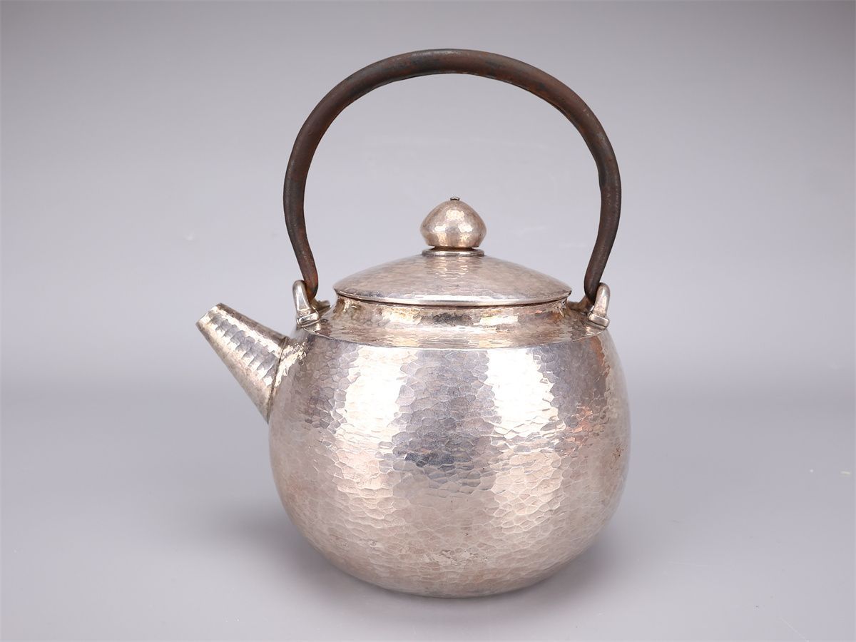 純銀 ◇櫟◇ 古美術品 銀製 置物 4点纏めて 総重量3760g