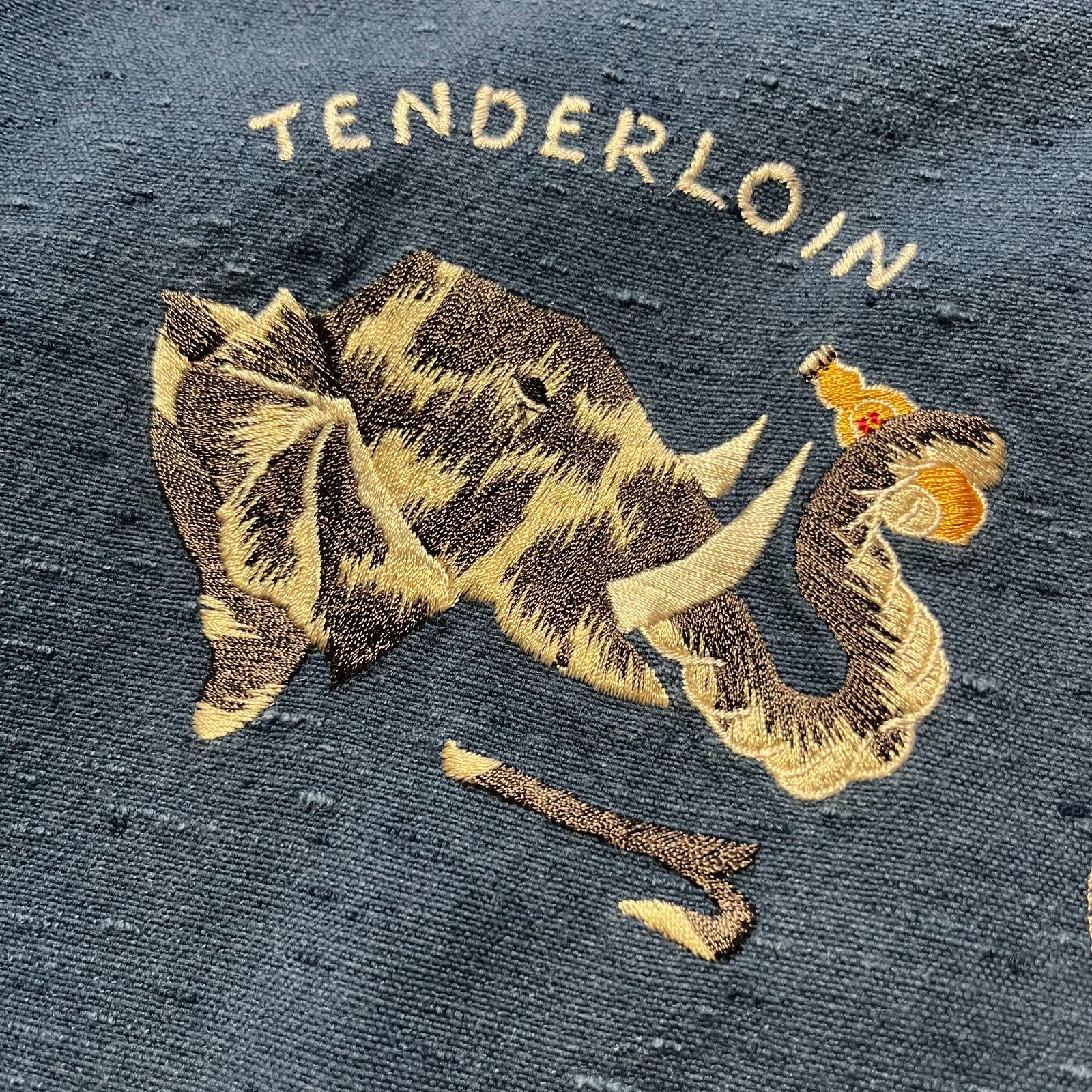 TENDERLOIN 16ss T-SOUVENIR JACKET S エレファント刺繍