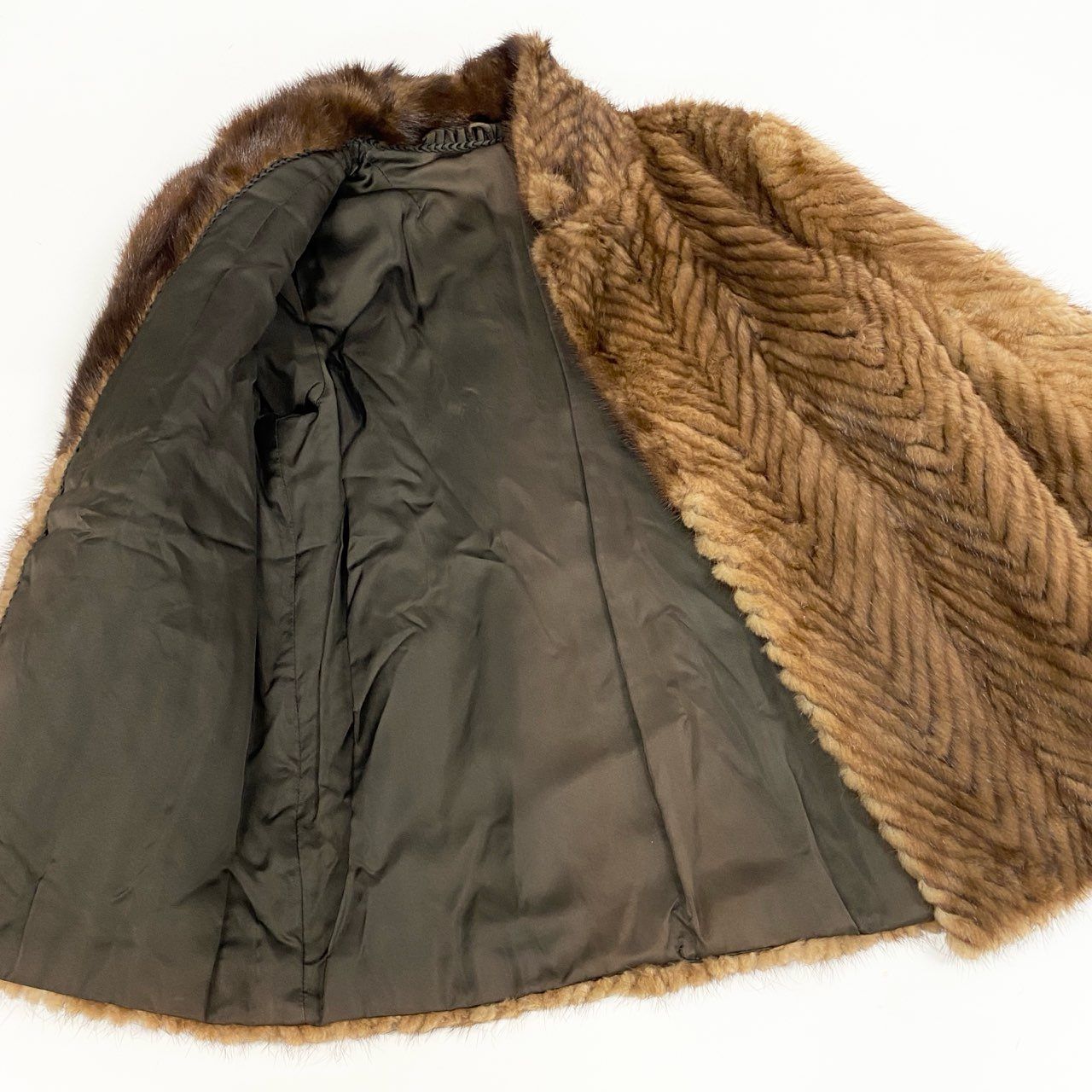 17a16 パステルミンク ミンクコート 毛皮コート ジャケット 11 ライト