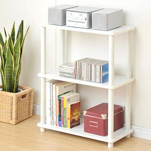 山善(YAMAZEN) ラック オープンシェルフ 幅60×奥行30×高さ77cm 3段 角