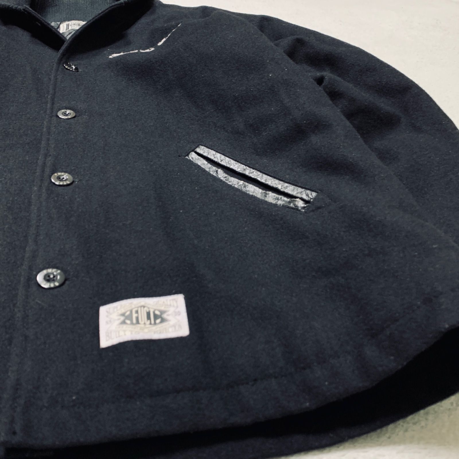 FUCT SSDD Pharaoh Jacket スタジャン バーシティジャケット ファラオ