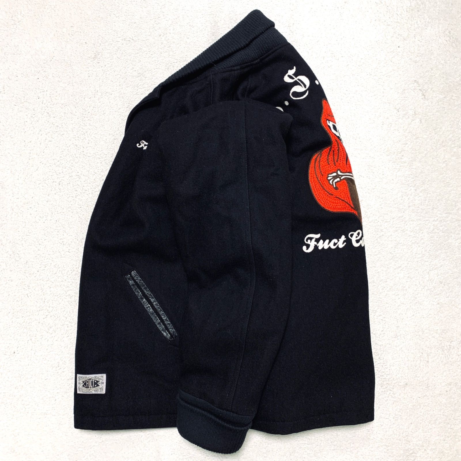 FUCT SSDD Pharaoh Jacket スタジャン バーシティジャケット ファラオ