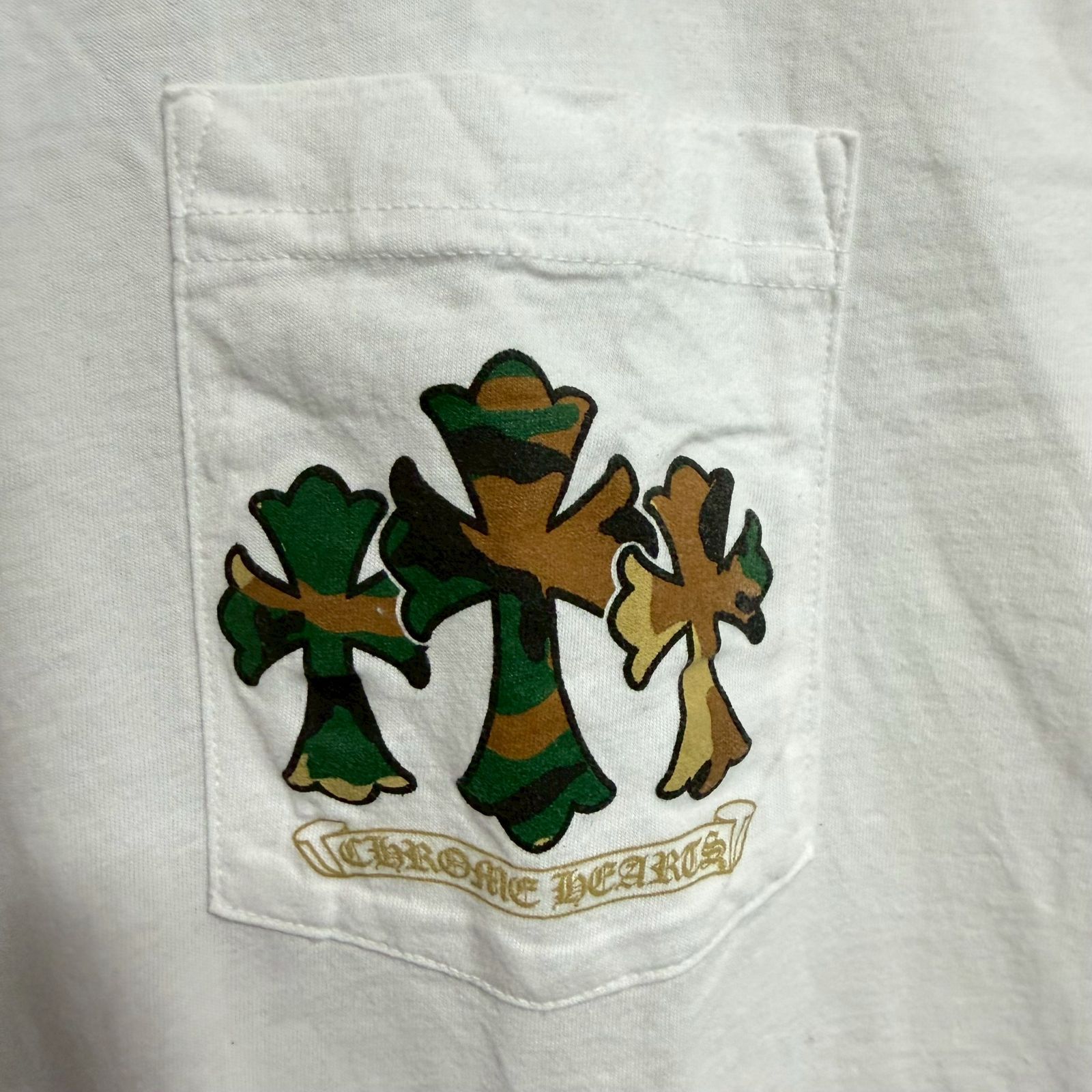 CHROME HEARTS Horse Shoe クロムハーツ ホースシュー カモフラ柄 白