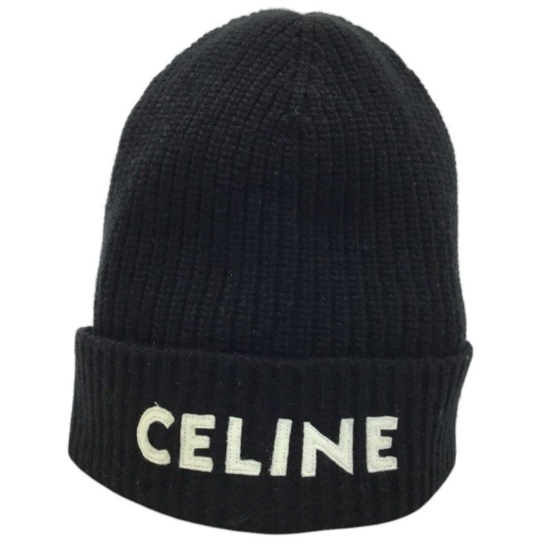 CELINE セリーヌ ニット帽 ブラック セリーヌ CELINE CELINE ニット帽