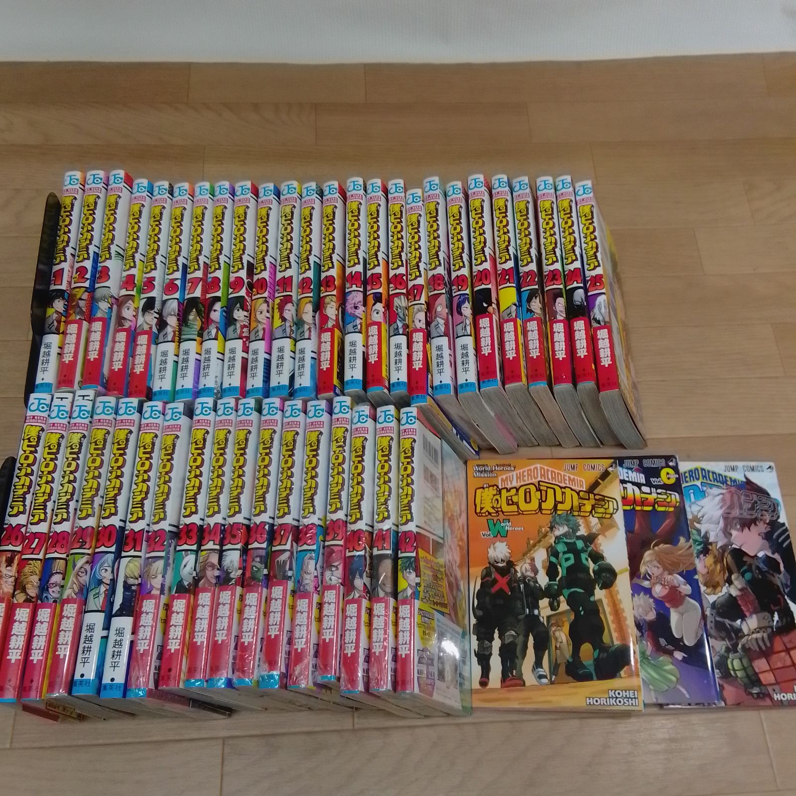 ☆【未開封12冊】 僕のヒーローアカデミア 1～42巻 全巻＋N・O・W 計45